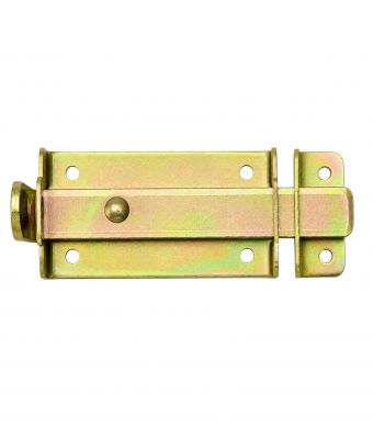 FERROLHO CHATO ZINCADO AMARELO 3 POL
